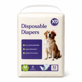 Disposable Female Dog Diapers (Option: M)