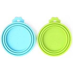 Pet Food Can Cover Silicone Can Lids For Dog And Cat Food (Option: MULTICOLOR)