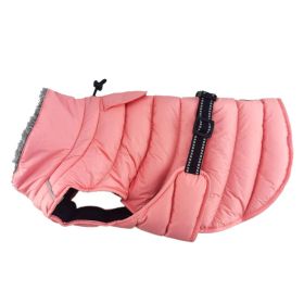 Alpine Extreme Weather Puffer Coat (Color: Peach, size: 5X-Large)