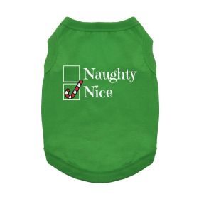 Nice Dog Shirt (Color: Green, size: large)