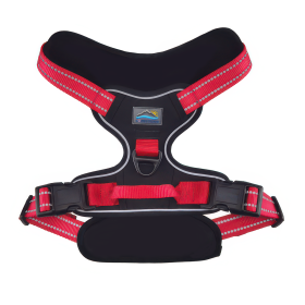 Venture Paw Pull Control Dog Harness (Color: Black Cherry, size: medium)