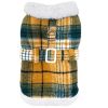 Sherpa-Lined Dog Harness Coat